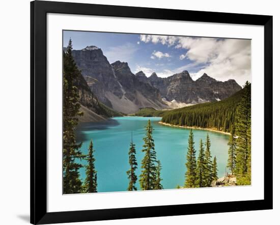 Moraine Lake, Banff National Park, UNESCO World Heritage Site, Rocky Mountains, Alberta, Canada-Jochen Schlenker-Framed Photographic Print