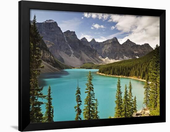 Moraine Lake, Banff National Park, UNESCO World Heritage Site, Rocky Mountains, Alberta, Canada-Jochen Schlenker-Framed Photographic Print