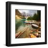 Moraine Lake Banff Natl. Park-null-Framed Art Print