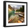 Moraine Lake Banff Natl. Park-null-Framed Art Print