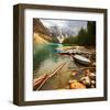 Moraine Lake Banff Natl. Park-null-Framed Art Print