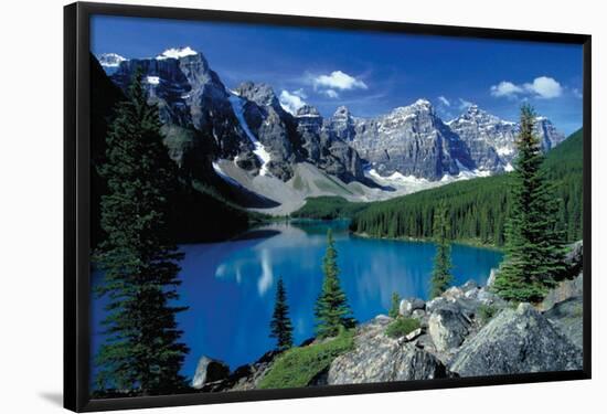 Moraine Lake, Banff-null-Framed Poster