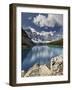 Moraine Lake in Fall with Fresh Snow, Banff Nat'l Park, UNESCO World Heritage Site, Alberta, Canada-James Hager-Framed Photographic Print