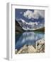 Moraine Lake in Fall with Fresh Snow, Banff Nat'l Park, UNESCO World Heritage Site, Alberta, Canada-James Hager-Framed Photographic Print