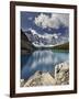 Moraine Lake in Fall with Fresh Snow, Banff Nat'l Park, UNESCO World Heritage Site, Alberta, Canada-James Hager-Framed Photographic Print