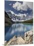 Moraine Lake in Fall with Fresh Snow, Banff Nat'l Park, UNESCO World Heritage Site, Alberta, Canada-James Hager-Mounted Photographic Print