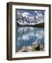 Moraine Lake in Fall with Fresh Snow, Banff Nat'l Park, UNESCO World Heritage Site, Alberta, Canada-James Hager-Framed Photographic Print