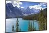 Moraine Lake in the Canadian Rockies, Banff National Park, UNESCO World Heritage Site, Alberta-Adam Burton-Mounted Photographic Print