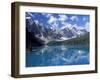 Moraine Lake in the Valley of Ten Peaks, Canada-Diane Johnson-Framed Premium Photographic Print