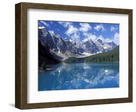 Moraine Lake in the Valley of Ten Peaks, Canada-Diane Johnson-Framed Photographic Print