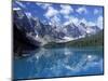 Moraine Lake in the Valley of Ten Peaks, Canada-Diane Johnson-Mounted Photographic Print