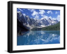 Moraine Lake in the Valley of Ten Peaks, Canada-Diane Johnson-Framed Photographic Print