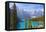 Moraine Lake in the Valley of the Ten Peaks-Neale Clark-Framed Stretched Canvas