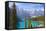 Moraine Lake in the Valley of the Ten Peaks-Neale Clark-Framed Stretched Canvas