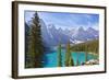 Moraine Lake in the Valley of the Ten Peaks-Neale Clark-Framed Photographic Print