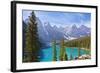 Moraine Lake in the Valley of the Ten Peaks-Neale Clark-Framed Photographic Print