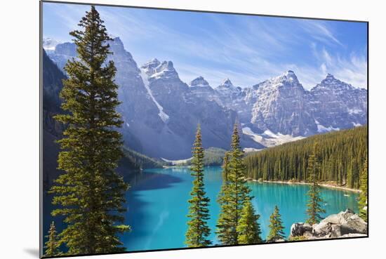 Moraine Lake in the Valley of the Ten Peaks-Neale Clark-Mounted Photographic Print