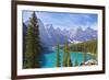 Moraine Lake in the Valley of the Ten Peaks-Neale Clark-Framed Photographic Print