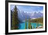 Moraine Lake in the Valley of the Ten Peaks-Neale Clark-Framed Photographic Print