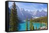 Moraine Lake in the Valley of the Ten Peaks-Neale Clark-Framed Stretched Canvas