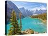 Moraine Lake in the Valley of the Ten Peaks-Neale Clark-Stretched Canvas