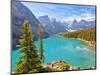 Moraine Lake in the Valley of the Ten Peaks-Neale Clark-Mounted Photographic Print