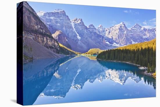 Moraine Lake Reflections in the Valley of the Ten Peaks-Neale Clark-Stretched Canvas