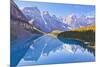 Moraine Lake Reflections in the Valley of the Ten Peaks-Neale Clark-Mounted Premium Photographic Print