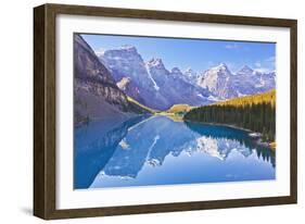 Moraine Lake Reflections in the Valley of the Ten Peaks-Neale Clark-Framed Photographic Print