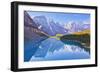 Moraine Lake Reflections in the Valley of the Ten Peaks-Neale Clark-Framed Photographic Print