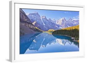 Moraine Lake Reflections in the Valley of the Ten Peaks-Neale Clark-Framed Photographic Print