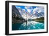 Moraine Lake, Rocky Mountains, Canada-AlbertoLoyo-Framed Photographic Print