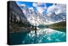 Moraine Lake, Rocky Mountains, Canada-AlbertoLoyo-Stretched Canvas