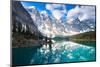 Moraine Lake, Rocky Mountains, Canada-AlbertoLoyo-Mounted Photographic Print