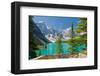 Moraine Lake Trail Banff Park-null-Framed Art Print