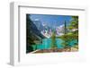 Moraine Lake Trail Banff Park-null-Framed Art Print