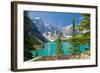 Moraine Lake Trail Banff Park-null-Framed Art Print