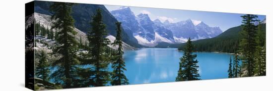 Moraine Lake, Valley of Ten Peaks, Banff National Park, Alberta, Canada-null-Stretched Canvas