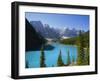 Moraine Lake, Valley of Ten Peaks, Banff National Park, Rocky Mountains, Alberta, Canada-Hans Peter Merten-Framed Photographic Print