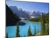 Moraine Lake, Valley of Ten Peaks, Banff National Park, Rocky Mountains, Alberta, Canada-Hans Peter Merten-Mounted Photographic Print