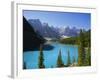 Moraine Lake, Valley of Ten Peaks, Banff National Park, Rocky Mountains, Alberta, Canada-Hans Peter Merten-Framed Photographic Print