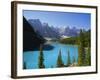 Moraine Lake, Valley of Ten Peaks, Banff National Park, Rocky Mountains, Alberta, Canada-Hans Peter Merten-Framed Photographic Print