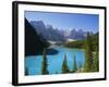 Moraine Lake, Valley of Ten Peaks, Banff National Park, Rocky Mountains, Alberta, Canada-Hans Peter Merten-Framed Photographic Print