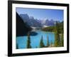 Moraine Lake, Valley of Ten Peaks, Banff National Park, Rocky Mountains, Alberta, Canada-Hans Peter Merten-Framed Photographic Print