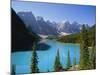 Moraine Lake, Valley of Ten Peaks, Banff National Park, Rocky Mountains, Alberta, Canada-Hans Peter Merten-Mounted Photographic Print