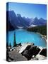 Moraine Lake, Valley of the Ten Peaks, Banff National Park, Rocky Mountains-Hans Peter Merten-Stretched Canvas