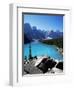 Moraine Lake, Valley of the Ten Peaks, Banff National Park, Rocky Mountains-Hans Peter Merten-Framed Photographic Print