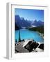 Moraine Lake, Valley of the Ten Peaks, Banff National Park, Rocky Mountains-Hans Peter Merten-Framed Photographic Print