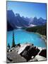 Moraine Lake, Valley of the Ten Peaks, Banff National Park, Rocky Mountains-Hans Peter Merten-Mounted Photographic Print