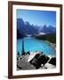 Moraine Lake, Valley of the Ten Peaks, Banff National Park, Rocky Mountains-Hans Peter Merten-Framed Photographic Print